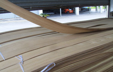 روکش چوبی ورق های تخته سه لا روکش یک چهارم برش روکش قهوه ای طبیعی به ضخامت 0.5 میلی متر