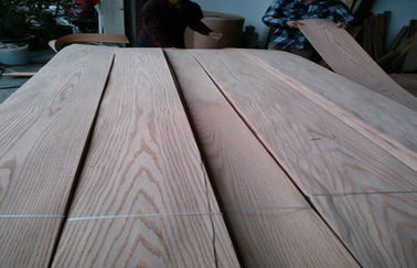 سرخ بلوط غشاء و فرآیندهای ورق برای کف سازی، تاج برش روکش چوبی