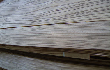 محله ها Zebrano طبیعی برش تخته سه لا چوب روکش شده، ضخامت 0.45mm